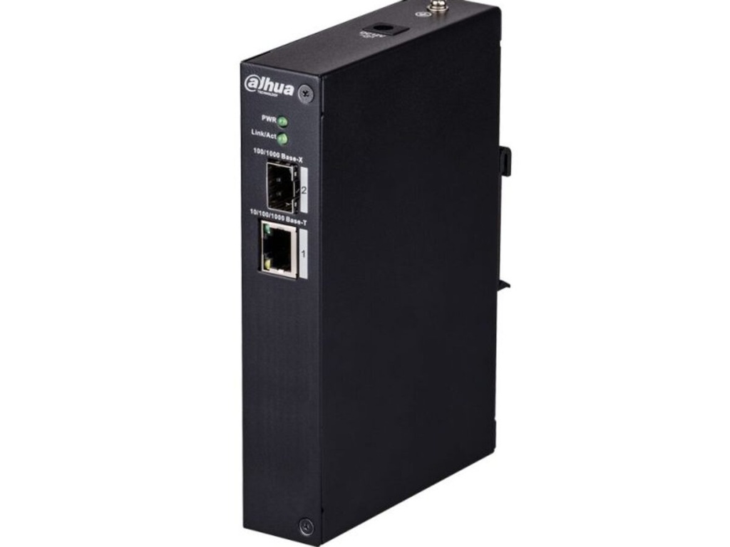 CONVERTIDOR DE MEDIOS CON PUERTO SFP GIGABIT PFS3102-1T DAHUA