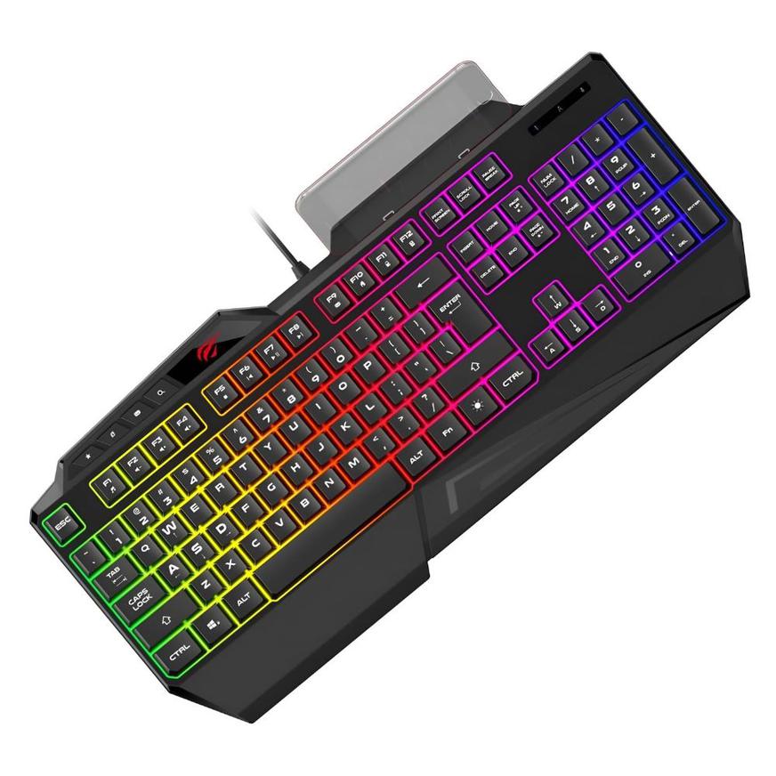 TECLADO GAMER RGB HAVIT KB488L-SP ESPAÑOL