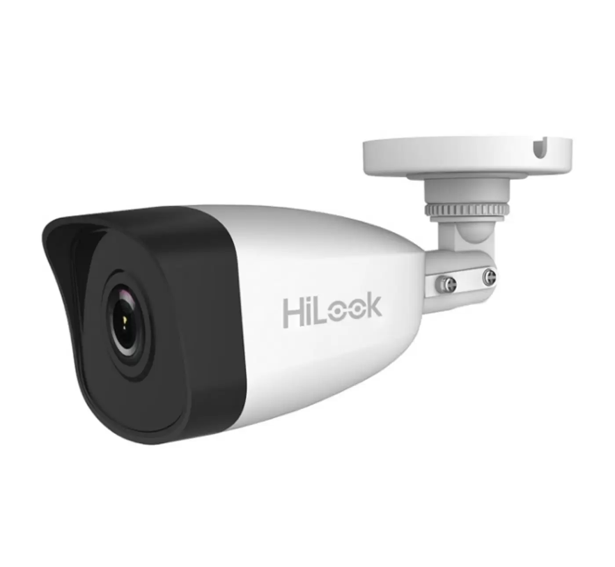 CAMARA BALA IP HILOOK 2MP/IP/2 MEGAPIXEL /POE/ONVIF/H.265+/ IPC-B121H-C PLASTICA EXTERIOR 2.8 MM