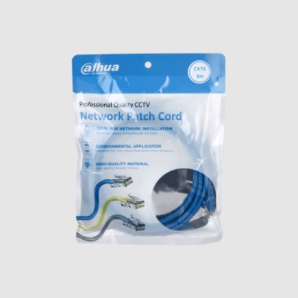 PATCHCORD CABLE DE RED DAHUA 100% CERTIFICADO 3MT DH-PFM972-6U-3