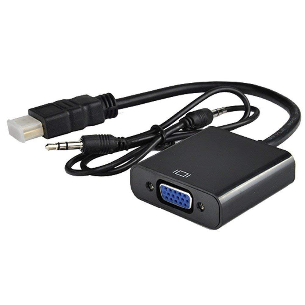 ADAPTADOR HMDMI A VGA CON CON CORRIENTE DC Y SONIDO