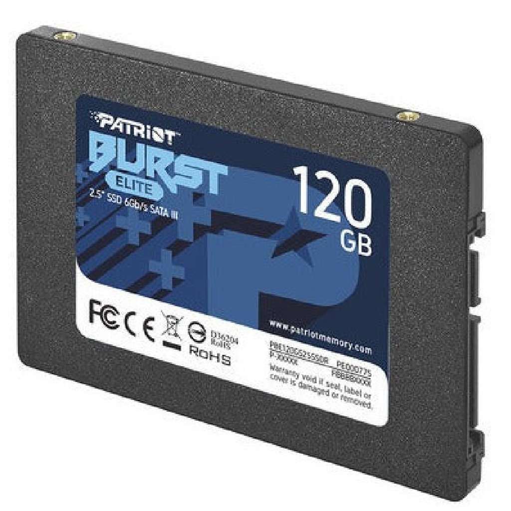 UNIDAD ESTADO SOLIDO SSD 120 GB 2.5 SATA III 6GBPS PATRIOT