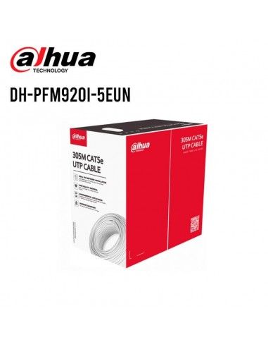 [DH-PFM920I-5EUN] BOBINA DE CABLE UTP CAT5 INTERIORES DAHUA DH-PFM920I-5EUN 100% 305MTS
