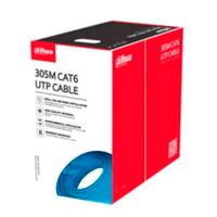 BOBINA DE CABLE UTP CAT6 INTERIORES DAHUA DH-PFM920I-6UN-C 100% 305MTS