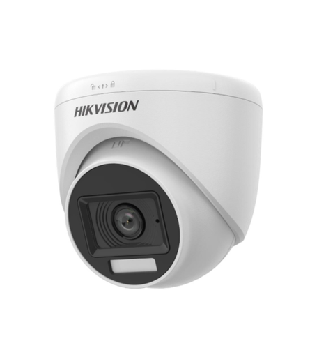 [DS-2CE76D0T-LPFS] CAMARA DOMO HIKVISION 2MP 2CE76D0T-LPFS SMART HYBRID AUDIO PLASTICA INTERIOR 2.8 MM