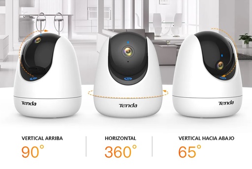 [CP3-PRO] CAMARA INALAMBRICA TENDA CP3 PRO 2K 3MP HD TIPO DOMO INTERIOR WIFi 6