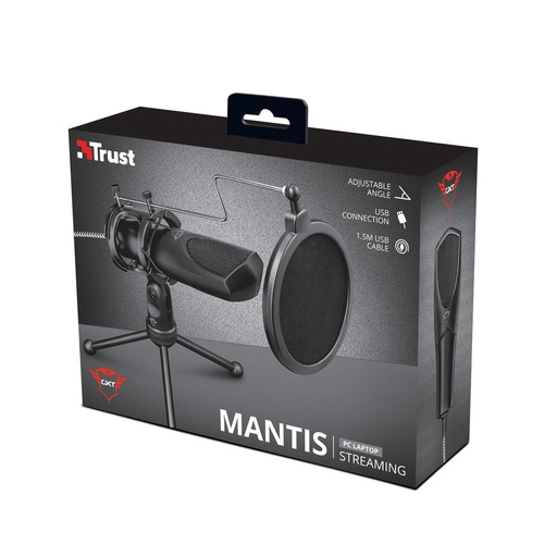 [GXT 232] MICROFONO TRUST GXT 232 MANTIS PARA STREAMING USB CON TRIPOIDE USB 22656