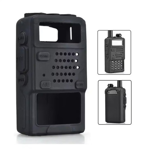 [CASE-UV-5R] CASE DE SILICON PARA RADIOS BAOFENG UV-5R